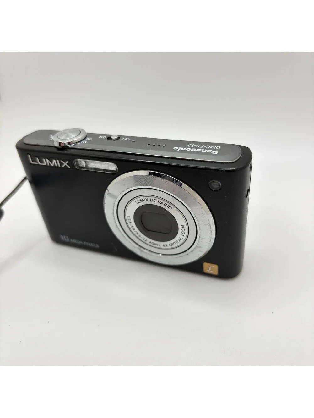 Panasonic Lumix DMC-FS42 10.1MP Digital Camera Black Untested No Battery C138